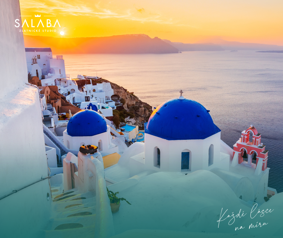 Santorini Řecko, ideální místo pro zásnuby